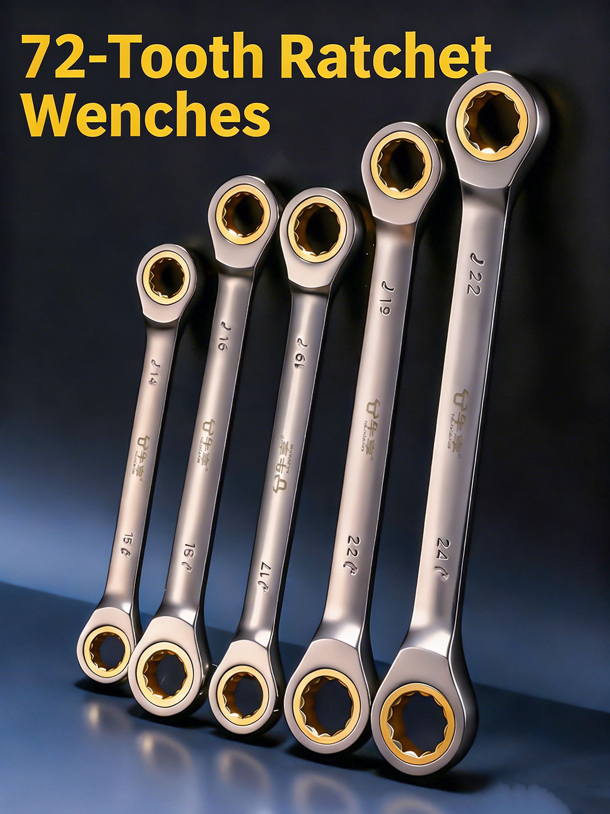 Heavy Equipment Spare Parts - 13-27mm 더블 헤드 링 래칫 렌치