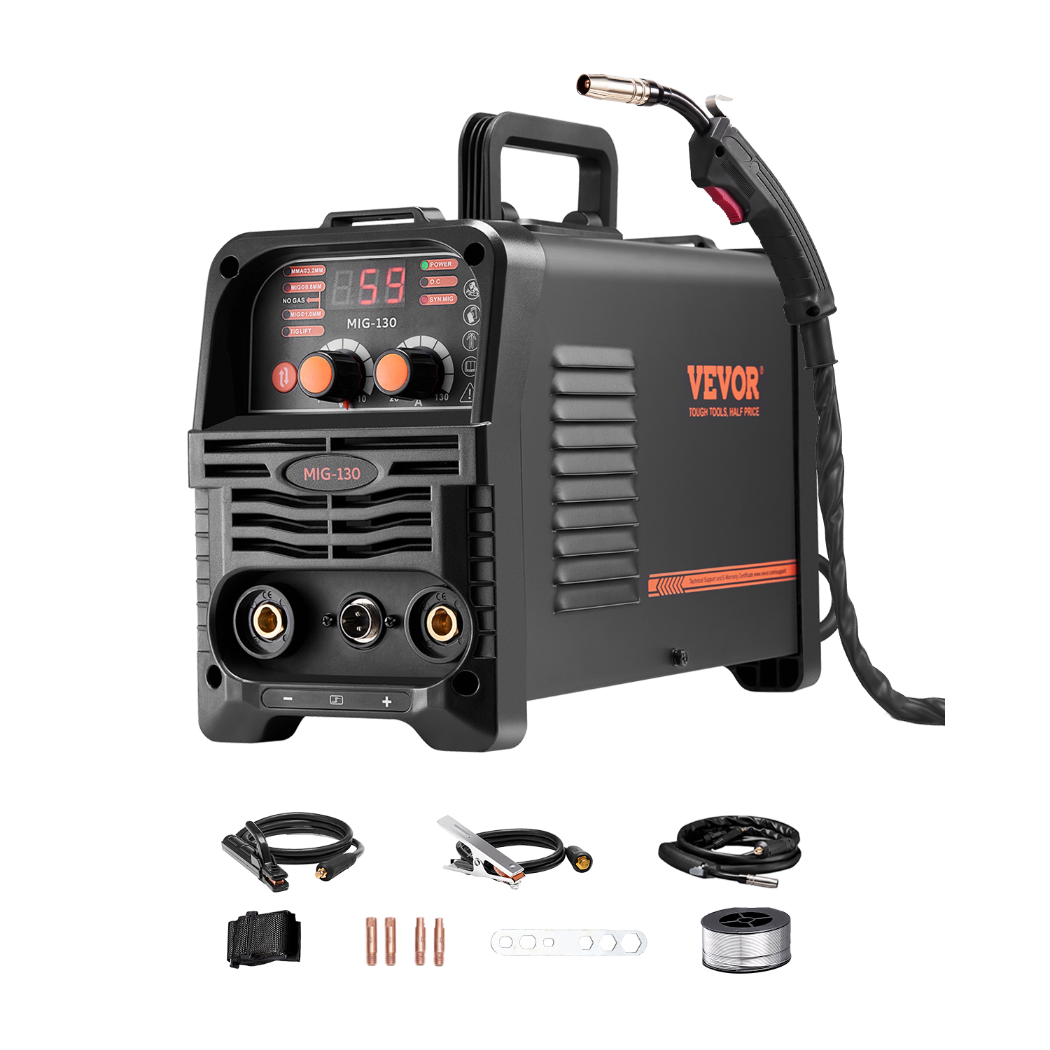 Portable Welding Generator - SucceBuy MIG 용접기 130Amp Mig 용접기