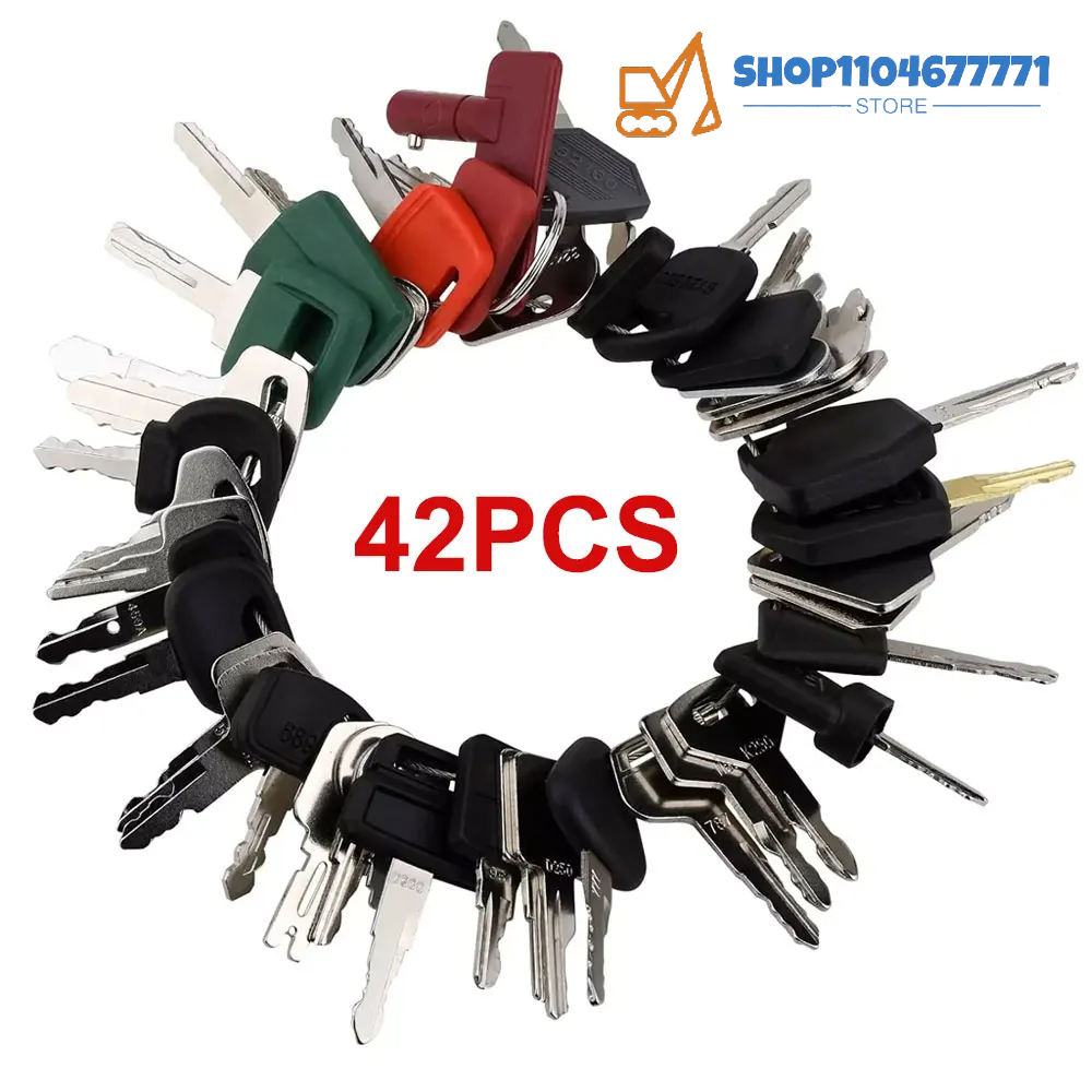 Heavy Equipment Keys Master Set - 42 키 중장비 건설 애벌레 용