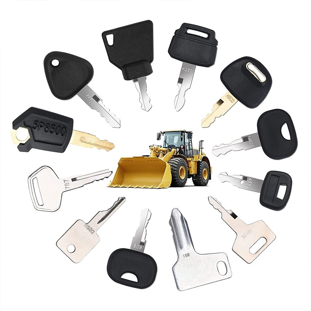 Heavy Equipment Keys Master Set - 12Pcs 중장비 건설 점화 키 세트