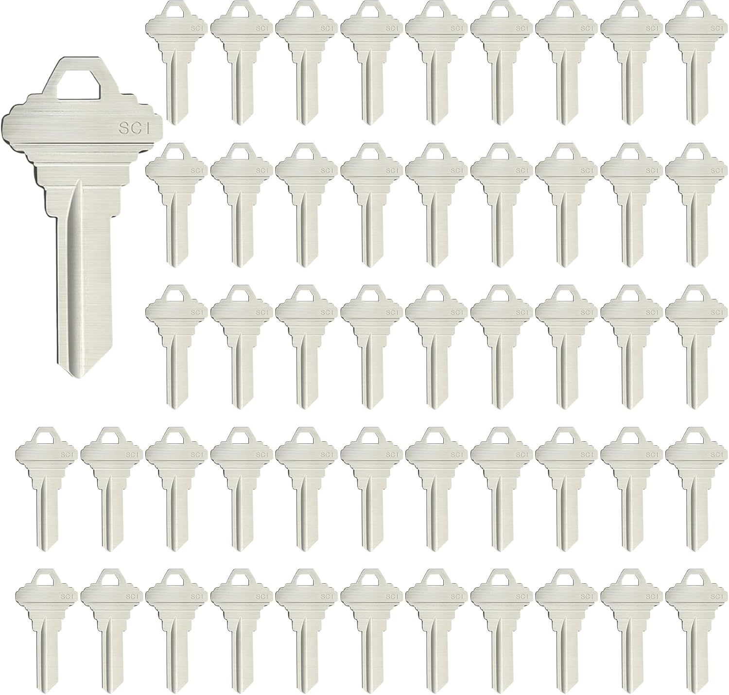 Heavy Equipment Keys Master Set - SC1 빈 키 블랭크 합금 소재,