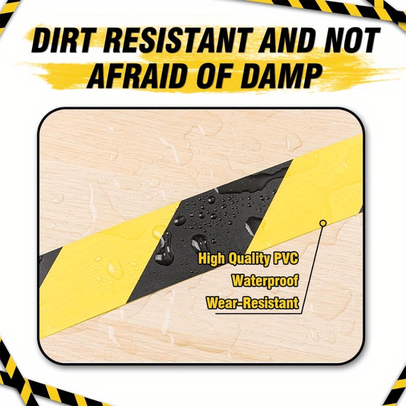 YITAPE 검정색 노란색 위험 경고 테이프 헤비 듀티 - Heavy Equipment Hazards 리뷰 및 가격
