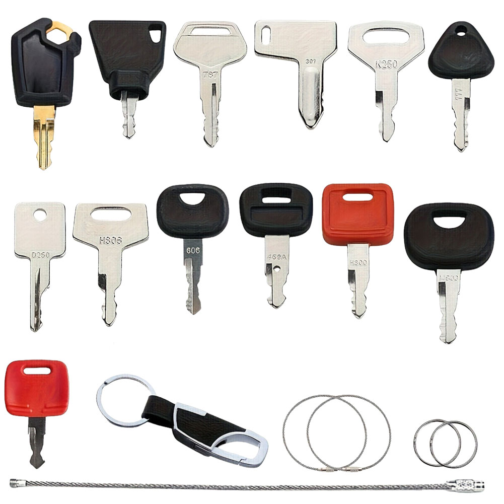 13개 건설기계 트랙터 및 굴삭기 교체용 시동키 세트, - Heavy Equipment Keys Master Set 리뷰 및 가격