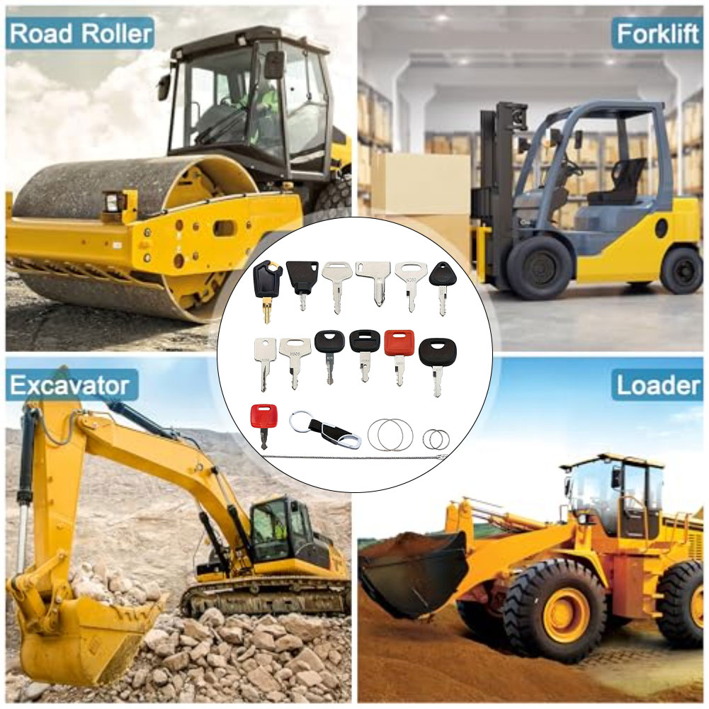 13개 건설기계 트랙터 및 굴삭기 교체용 시동키 세트, - Heavy Equipment Keys Master Set 리뷰 및 가격