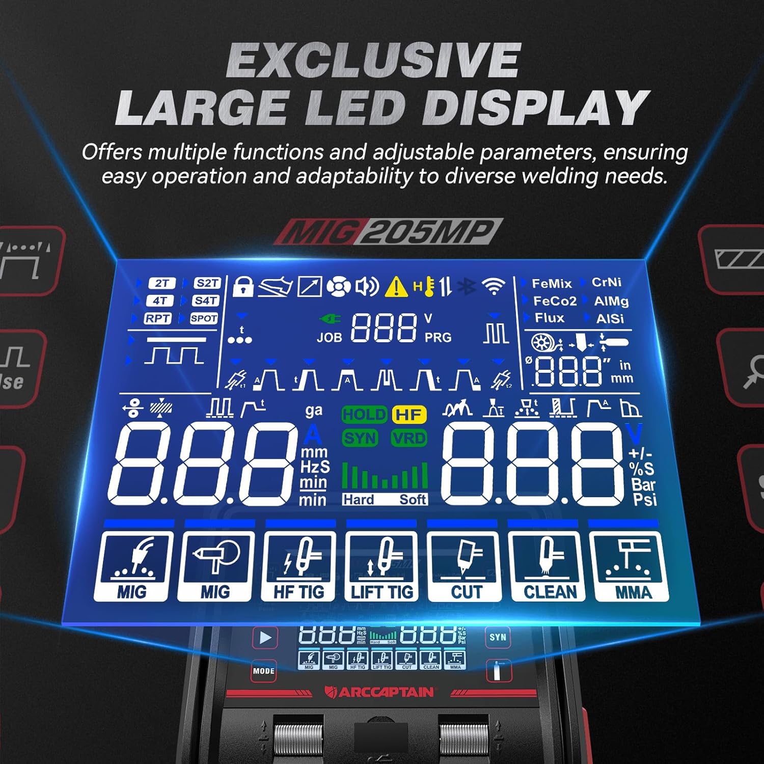 ARCCAPTAIN MIG205MP 다기능 용접기 IC - Portable Welding Generator 리뷰 및 가격