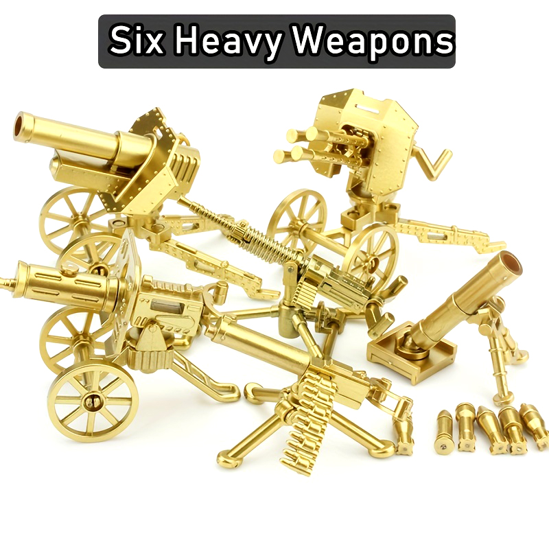 MOC 군사 장비 시리즈 2차 세계대전 중기관총 조립  - Heavy Equipment Education 리뷰 및 가격