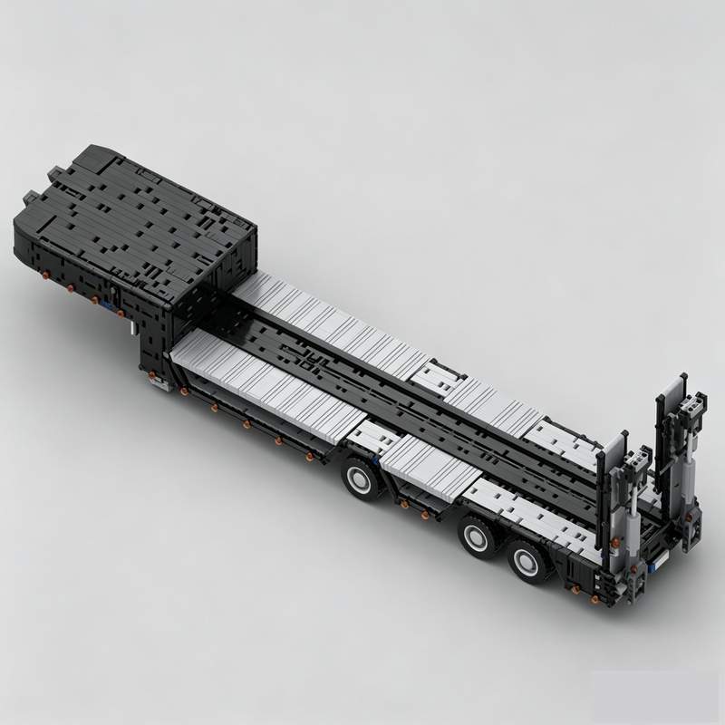 3931파츠 로우보이 트레일러 중장비 운송 모델 MOC - Heavy Equipment Education 리뷰 및 가격