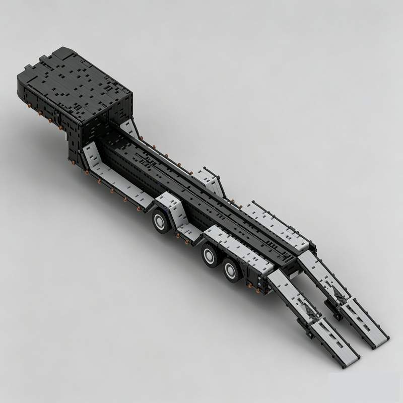 3931파츠 로우보이 트레일러 중장비 운송 모델 MOC - Heavy Equipment Education 리뷰 및 가격