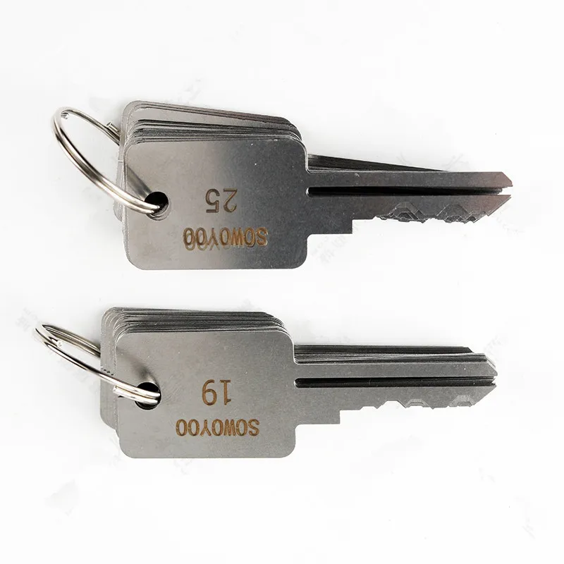 48 In 1 자물쇠 도구 잠금 키 세트 SOWOYOO - Heavy Equipment Keys Master Set 리뷰 및 가격