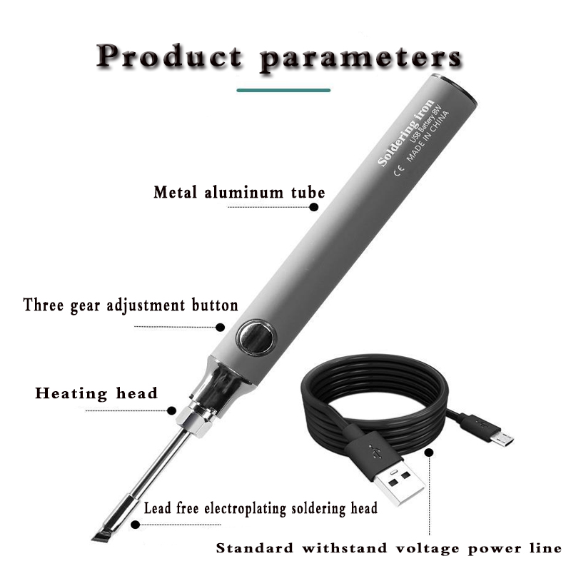 5V 마이크로 납땜 인두 USB 배터리 무선 납땜 인두 - Portable Welding Generator 리뷰 및 가격