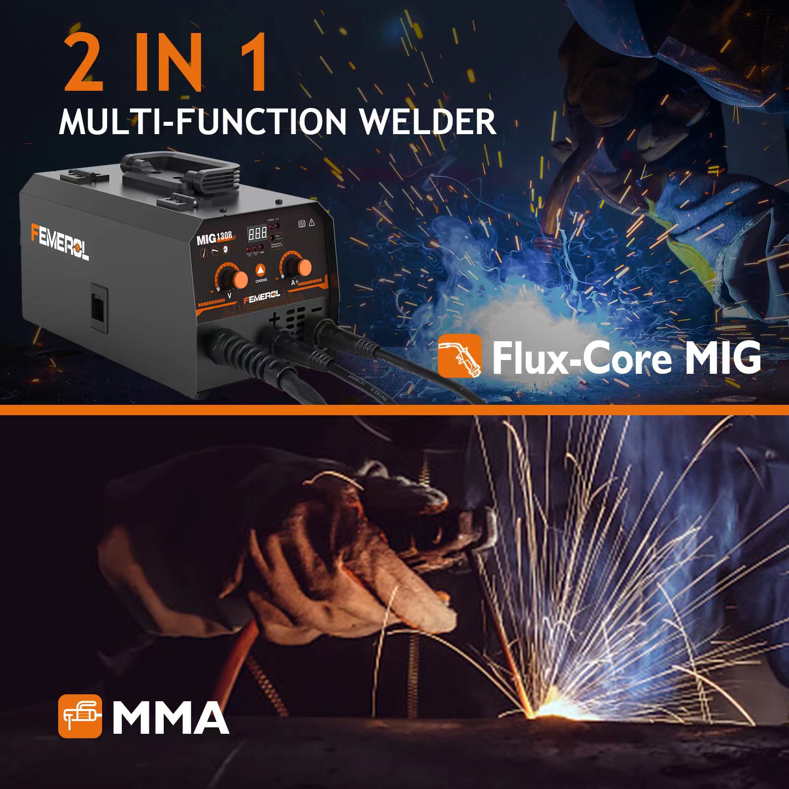FEMEROL 2 In 1 MIG 용접기 130A 휴대 - Portable Welding Generator 리뷰 및 가격