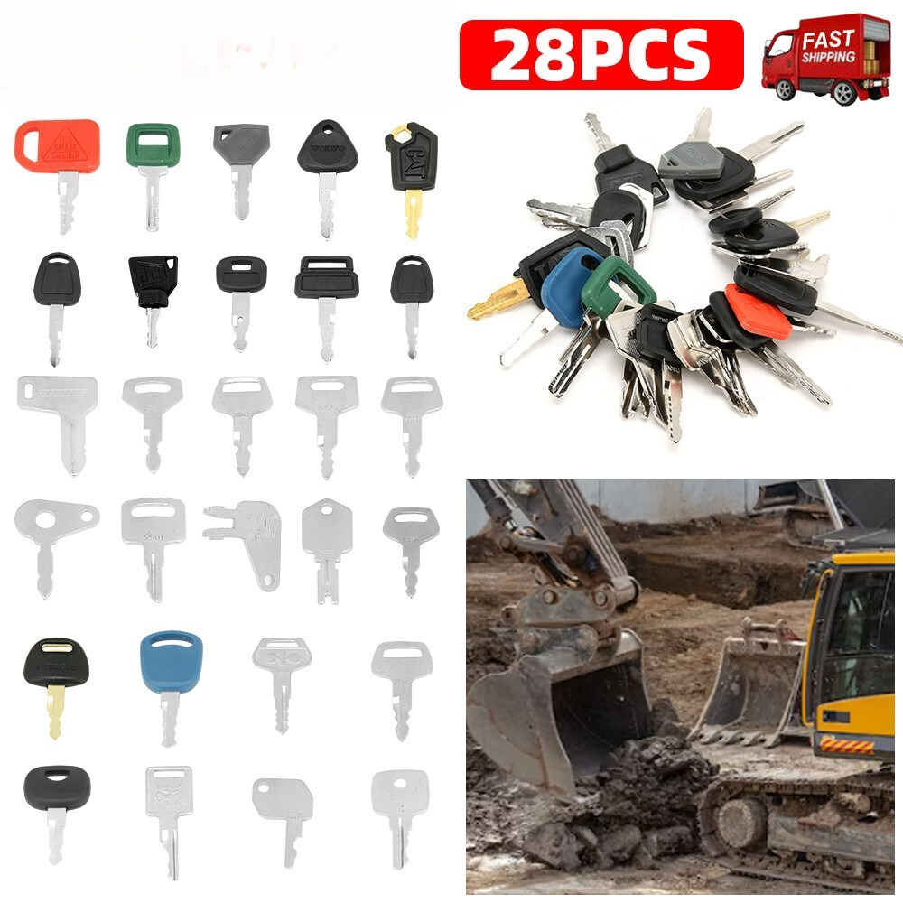 28개 굴삭기 키 플랜트 디거 마스터 세트 (BOBCA - Heavy Equipment Keys Master Set 리뷰 및 가격