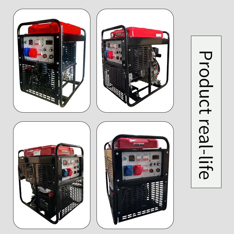 산업용 예비 디젤 발전기 세트 (용접 기능 포함, 공냉 - Portable Welding Generator 리뷰 및 가격