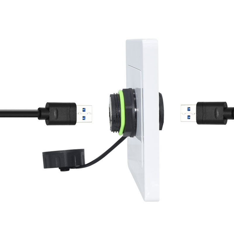 IP68 방수 나일론 USB3.0 패널 마운트 커넥터, - Heavy Equipment Freeport 리뷰 및 가격